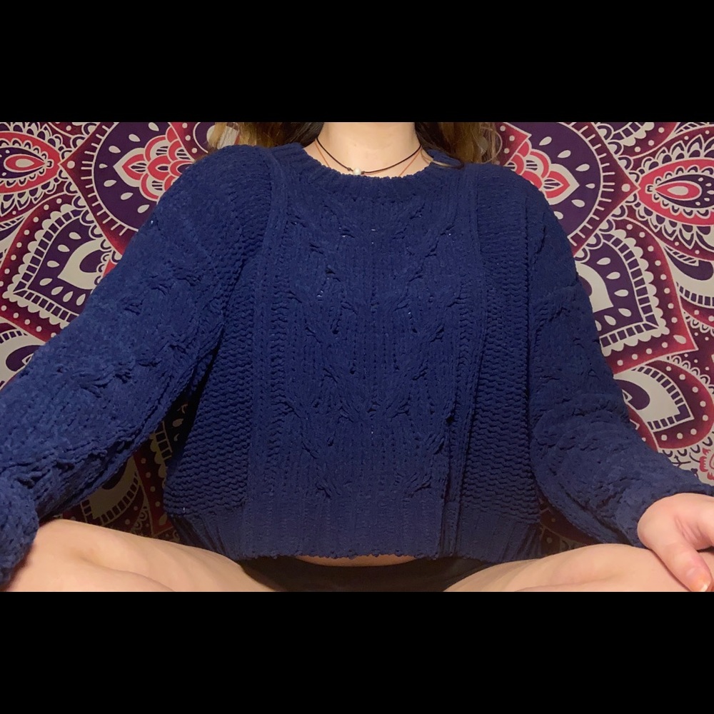 Blue sweater